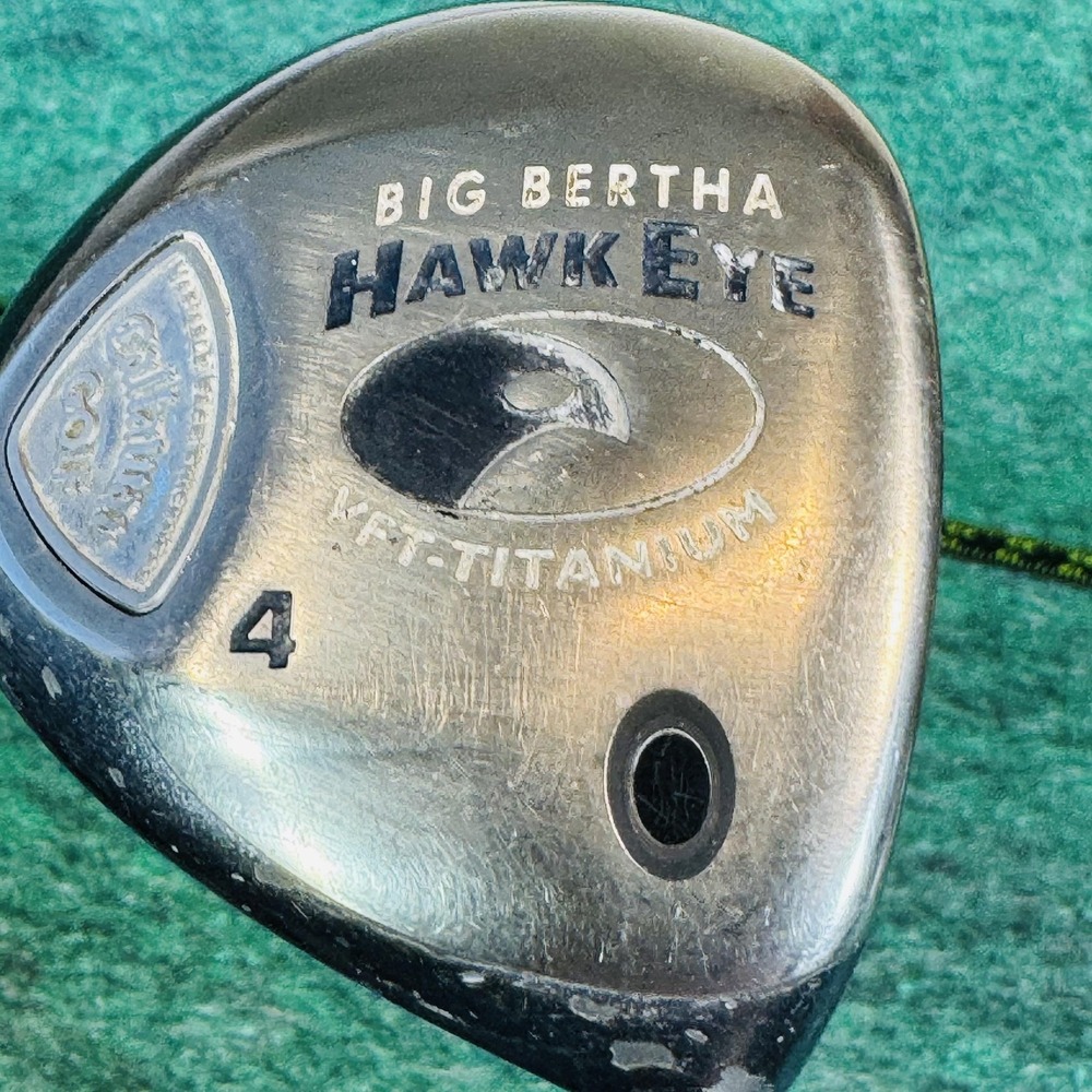 Vintage Callaway Big Bertha Hawk Eye 4 Fairway Wood Womens RH L Flex GEMS 50